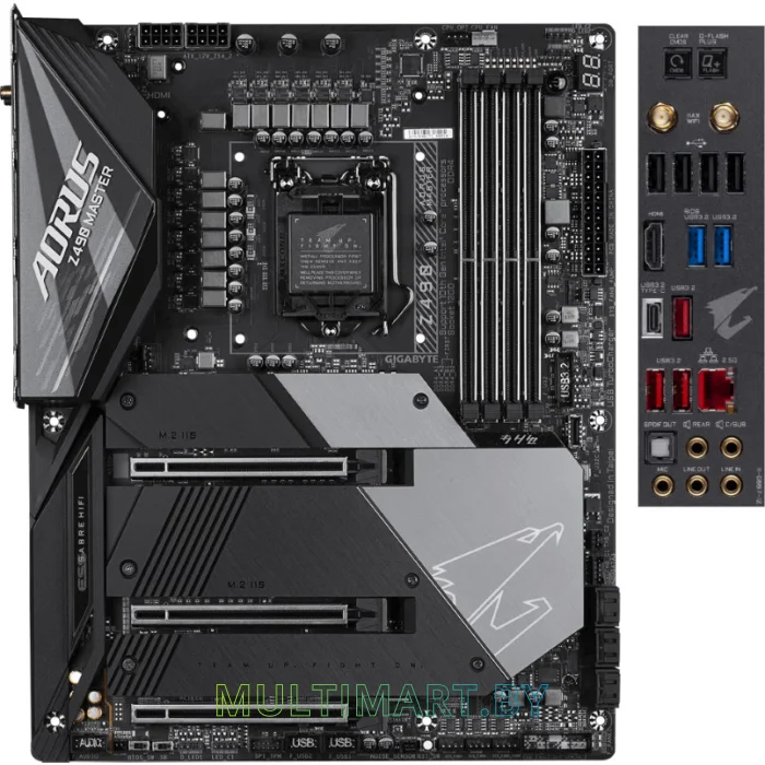 Материнская плата Gigabyte Z490 Aorus Master Waterforce (rev. 1.0)